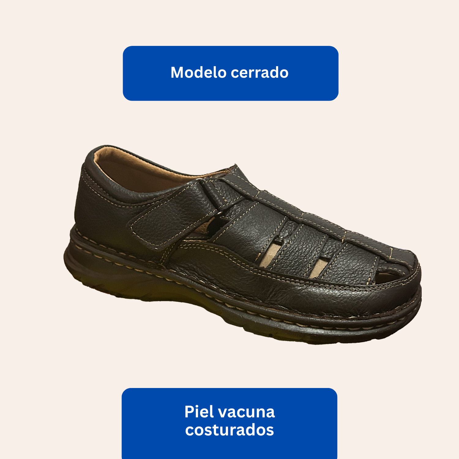 Huarache Casual Caballero NV110 - Piel Flotán
